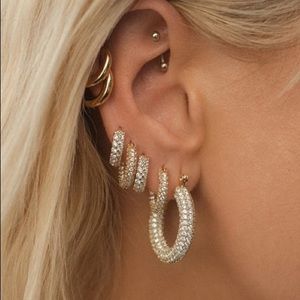 Luvaj Amalfi gold hoops
